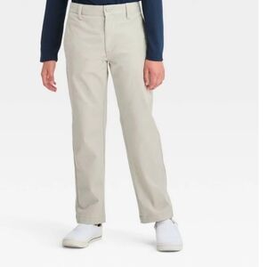 Boy's Beige School Uniform Pants - Cat & Jack - S(6-7)